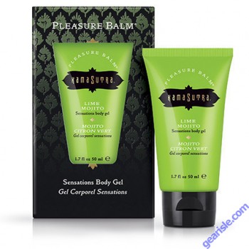 Pleasure Balm Lime Mojito Flavor Sensations Body Gel Kamasutra 1.7 Oz