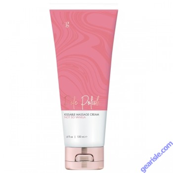 CG Pole Polish Kissable Massage Cream Not So Vanilla 4 oz