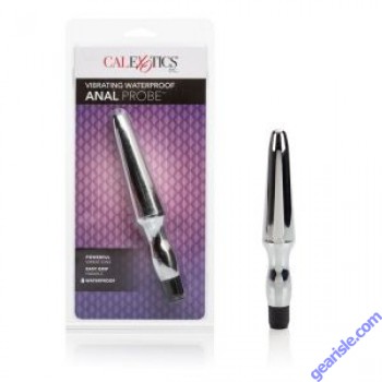 Vibrating Waterproof Anal Probe Grey Cal Exotics