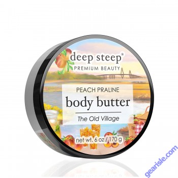 Peach Praline Body Butter 6 Oz Vegan Deep Steep Premium Beauty