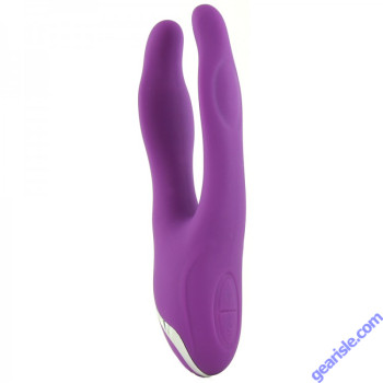 Double Teaser Silicone Dual Motors Purple Sex