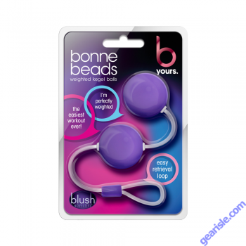 Bonne Beads Weighted Kegel Balls Purple Blush Novelties