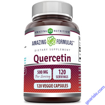 Quercetin 500 Mg 120 Veggie Caps Healthy Aging Amazing Formulas