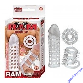 Cock Kit Sleeve Penis and Ring Clear RAM