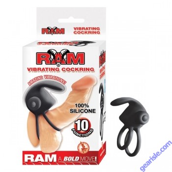 Ram Vibrating Cockring Black