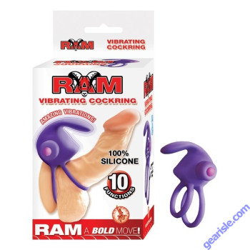 Ram Vibrating Cockring Purple