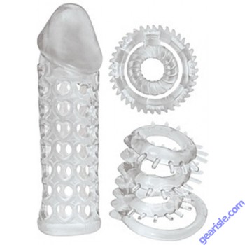 Cock Kit Sleeve Penis and Ring Clear RAM