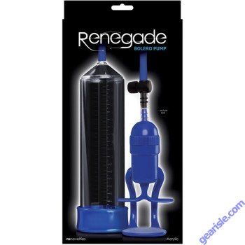 Renegade Bolero Penis Pump Blue Male Enhancement