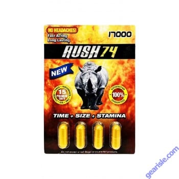 Rhino Rush 74 Male Enhancement Pills