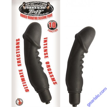 Ribbed Vibrating Silicone Penis 10 Functions Mack Tuff