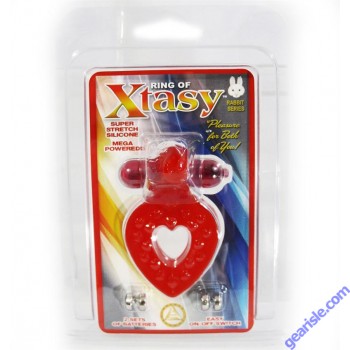 Ring of Xtasy Super Stretch Silicone Mega Powered Red