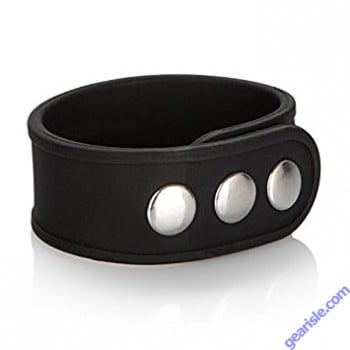 Silicone Tri-Snap Erection Ring Black Cal Exotics