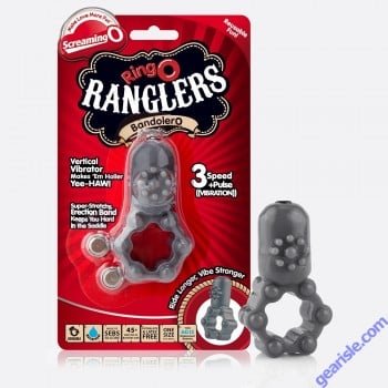 ScreamingO Ringo Ranglers Bandolero 3 Speed Plus Vibration Vibrator