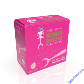Rock Candy Honey Spoons Cotton Candy Sexual Supplement 24Ct Display