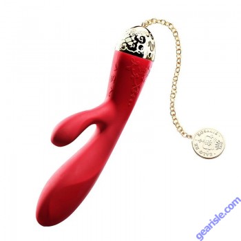 Rosalie Rabbit Vibrator Bright Red-1