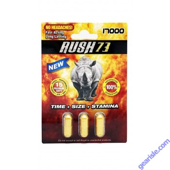 Rush 17000 Gold 3 Pills Per Pack