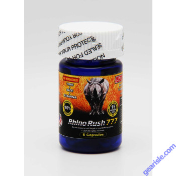 Rhino Rush 777 Gold 15000 Bottle of 6 Capsules