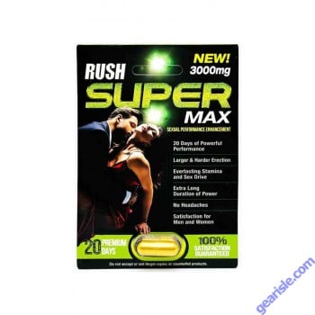 Rush Super Max 3000mg Male Sexual Enhancement Capsule