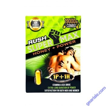 Rush Super Max Combo Honey Plus Pill 19000IU Male Enhancement