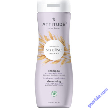 Attitude Vegan Sensitive Skin Hypoallergenic Chamomile Shampoo 16 Oz