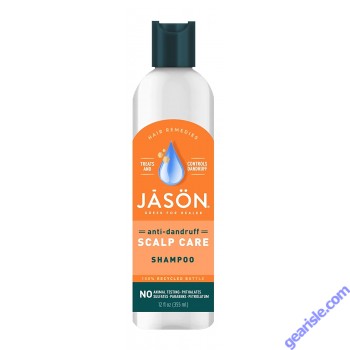 Anti Dandruff Scalp Care Shampoo 12 Oz Biodegradable Formula Jason