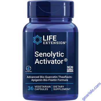 Life Extension Senolytic Activator 36 Veggie Caps bottle