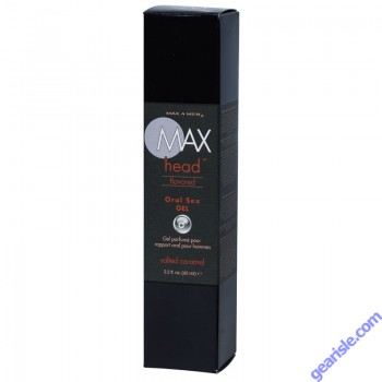 Max Head Flavored Oral Sex Gel Salted Caramel 2.2 fl oz 65ml