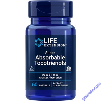 Life Extension Hair Growth Super Absorbable Tocotrienols front