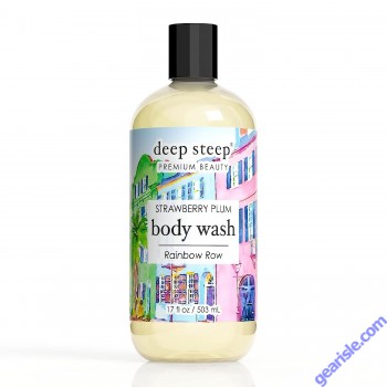 Strawberry Plum Body Wash 17 Oz Rainbow Row 