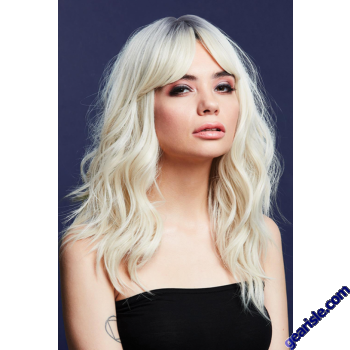 The Fever Ashley Wig Two Toned Blend Ice Blonde 