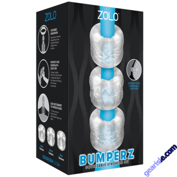 Xgen Zolo Bumperz Squeezable Stroker Set Textured Sensation