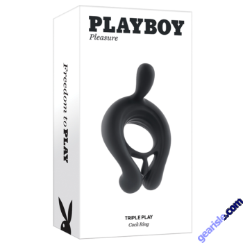 Evolved Playboy Pleasure Triple Play Cock Ring 9 Functions
