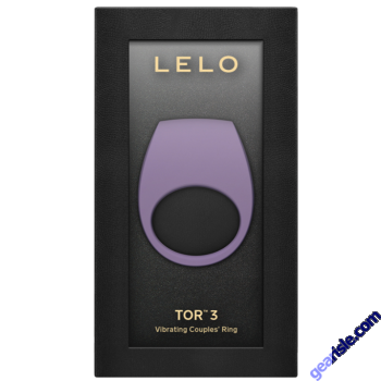 Lelo Tor 3 Violet Dust Vibrating Couples Cock Ring 
