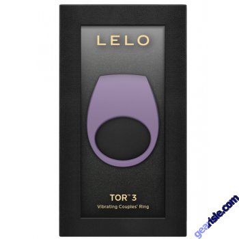 Lelo Tor 3 Violet Dust Vibrating Couples Cock Ring 