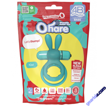 Screaming O 4B Ohare Rabbit Cock Ring 5 Speeds 