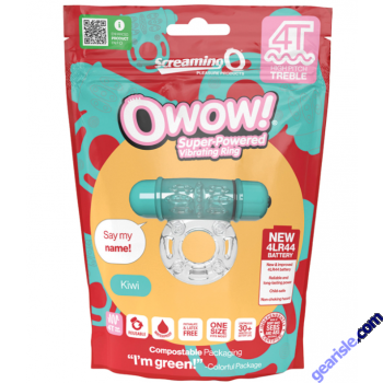 Screaming O 4T OWow Vibrating Kiwi Bullet Cock Ring 