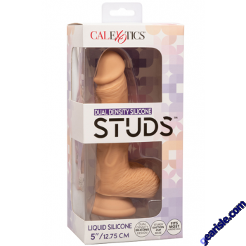 CalExotics Dual Density Studs Ivory 5" Silicone 