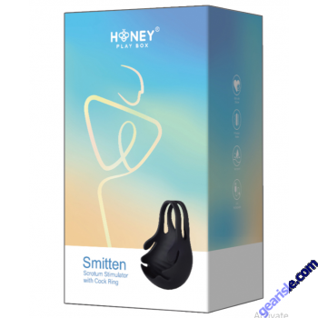 Honey Play Box Smitten Vibrating Scrotum Stimulation Cock Ring