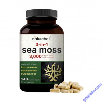 Bottle of Sea Moss Capsules