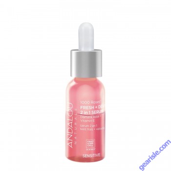 1000 Roses Fresh Dewy 2 in 1 Serum 1 fl oz Andalou Naturals solo