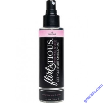 Flirtatious Pheromone Infused Body Mist Sensuva 4.2 oz (125 ml)