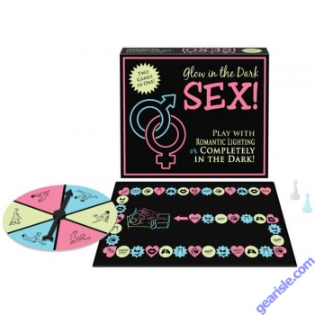 Glow in the Dark Sex Two Games in One Play with Romantic Lighting