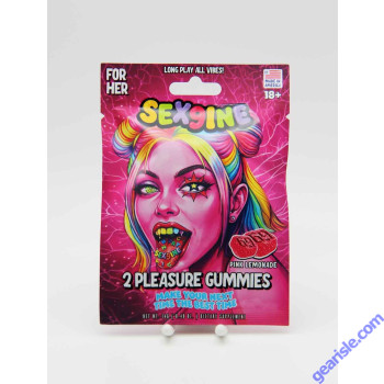 Sex9ine For Her Pink Lemonade Pleasure Gummies 2 Count front package