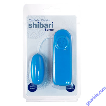 Blue Shibari Surge 10X 10 Speed High Intensity Vibrating Bullet