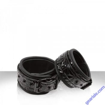 Sinful Black Ankle Cuffs by NS Novelties