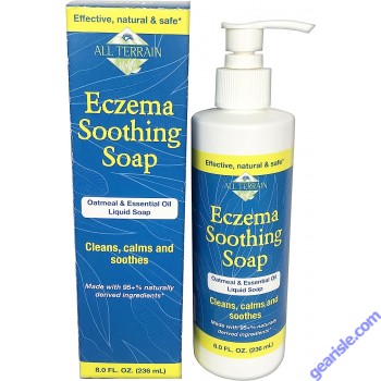 Natural Ingredients Eczema Soothing Liquid Soap 8 Oz All Terrain both