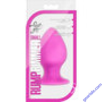 Luxe Rump Rimmer Small Pink Silicone Butt Plug 