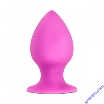 Luxe Rump Rimmer Small Pink Silicone Butt Plug 