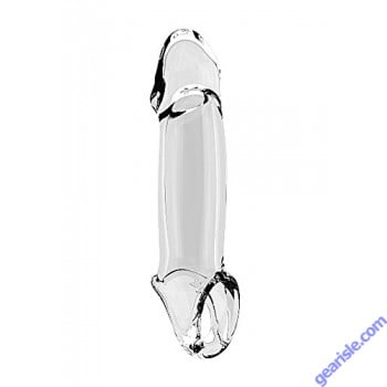 SONO No 17 Dong Extension Penis Sleeve Transparent 1.4 Inches