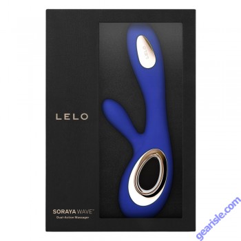 Soraya Wave Midnight Blue Luxurious Rabbit Massager Desplay